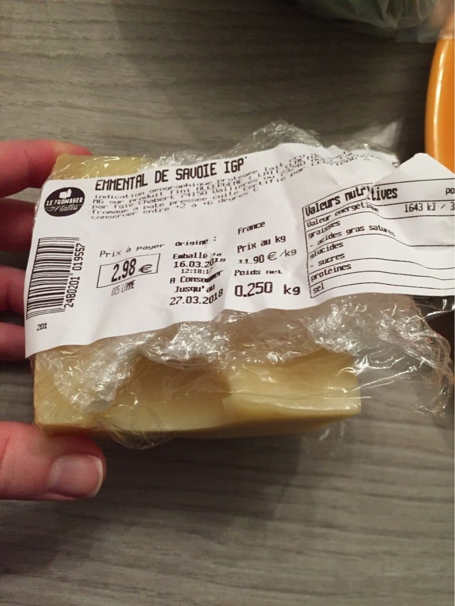 Le Fromager Des Halles Emmental de savoie IGP packshot