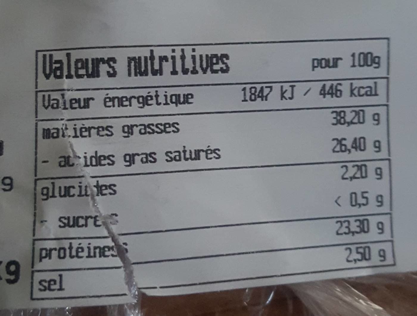 Open Food Facts Brebis piment d'espelette packshot