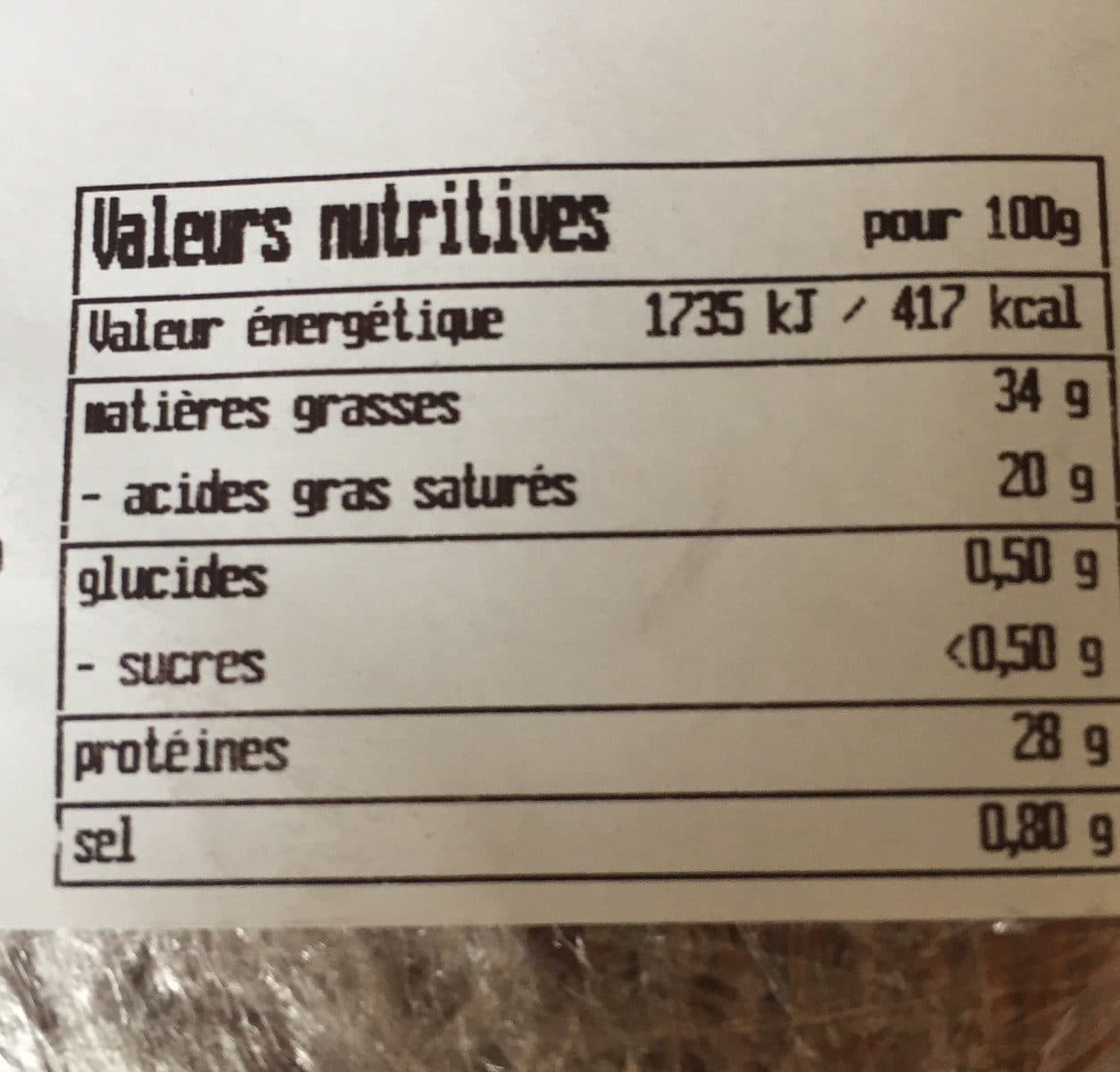 Le Fromager Des Halles Comte packshot