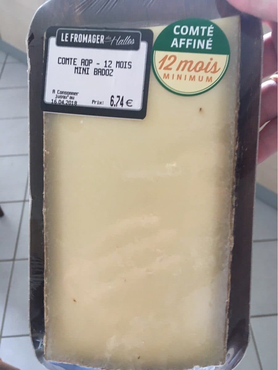 Open Food Facts Comté AOP 12 mois MINI BADOZ packshot