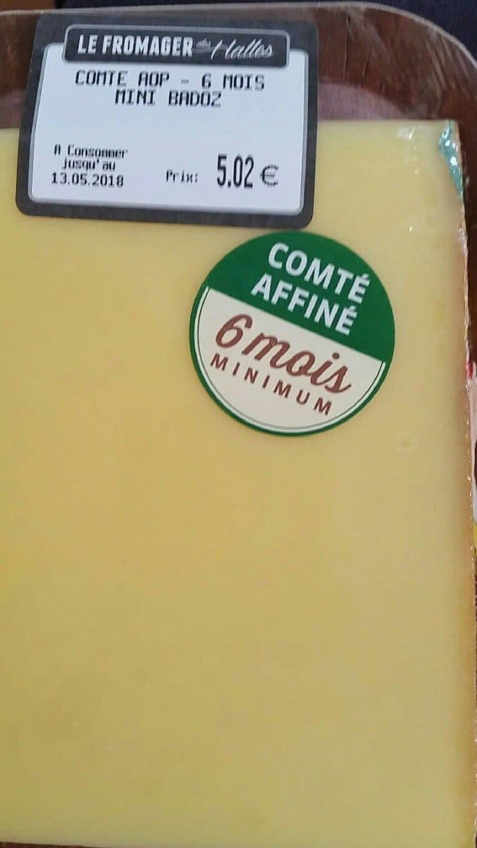 Open Food Facts Comté affiné 6 mois packshot