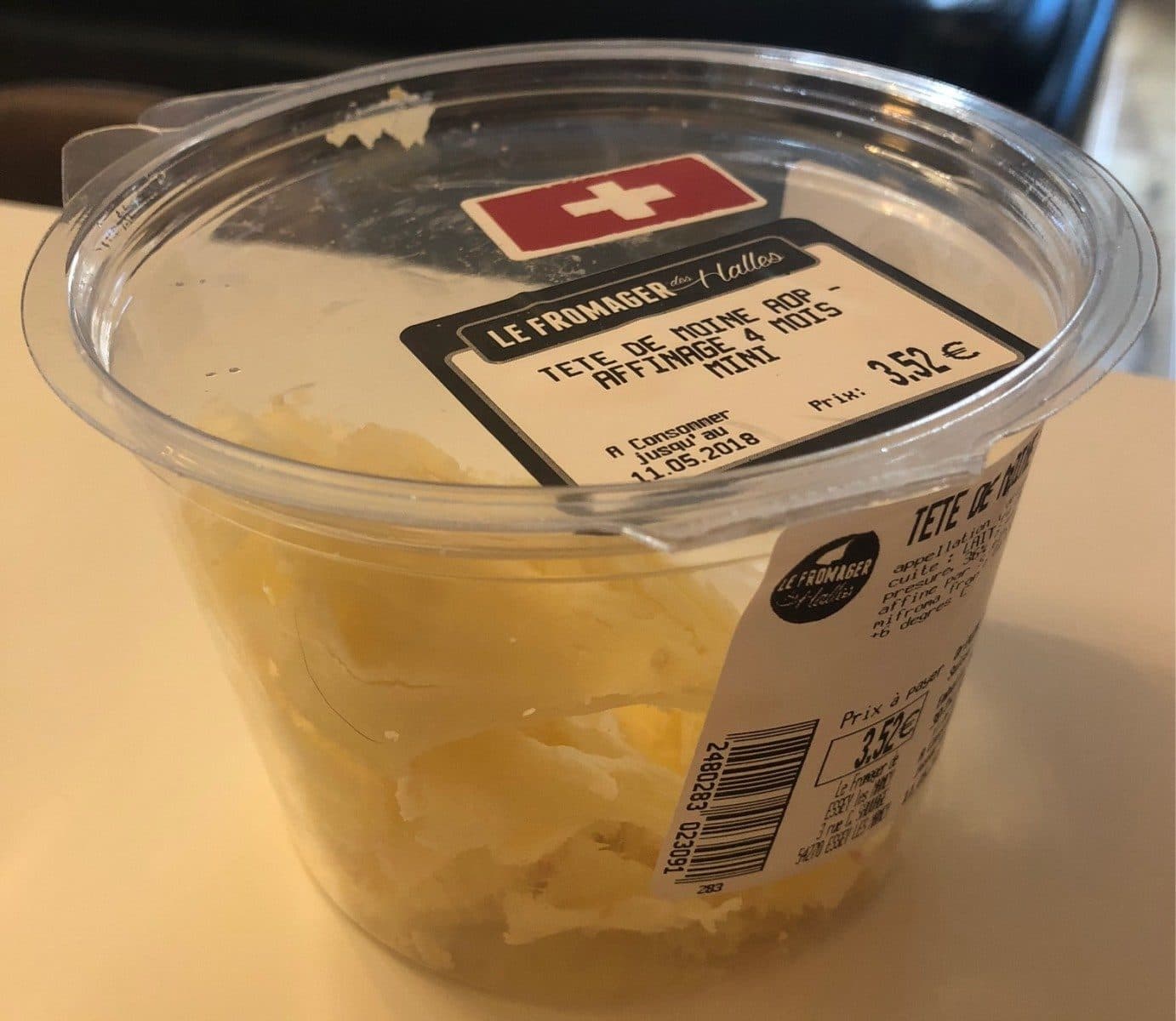 Open Food Facts tête de moine packshot