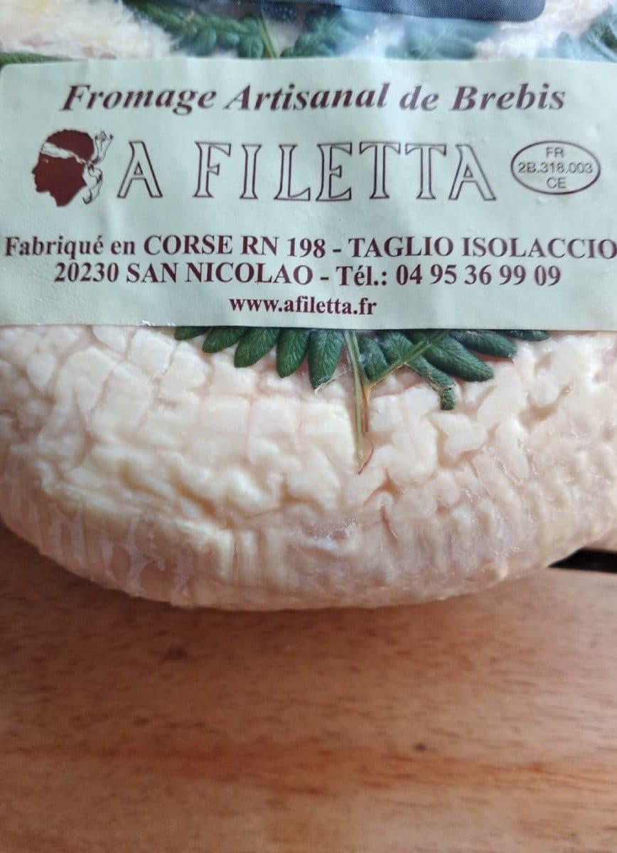 Open Food Facts Fromage brebis Corse fougère packshot