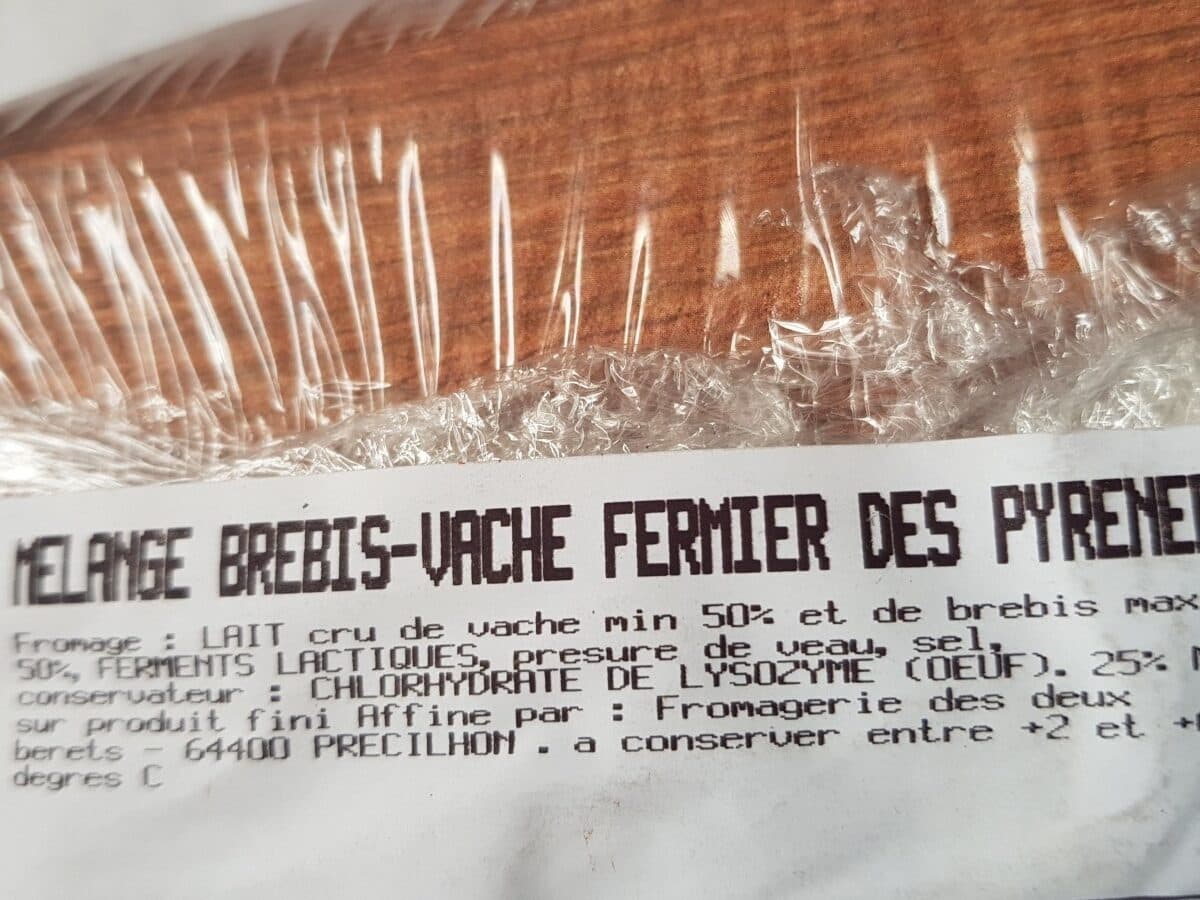 Open Food Facts Mélange brebis_vache fermier des pyrenees packshot