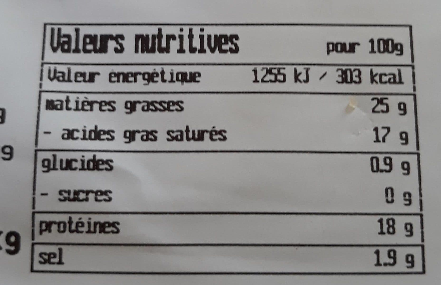 Open Food Facts Fromage a la truffe noire 3% packshot