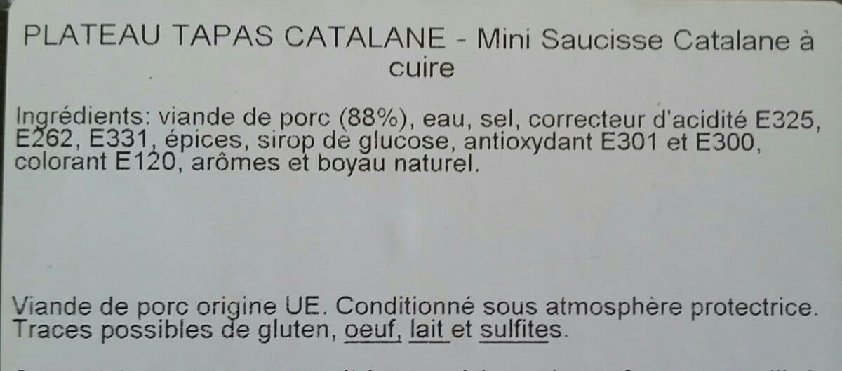 Open Food Facts tapas packshot
