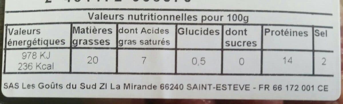 Open Food Facts tapas packshot