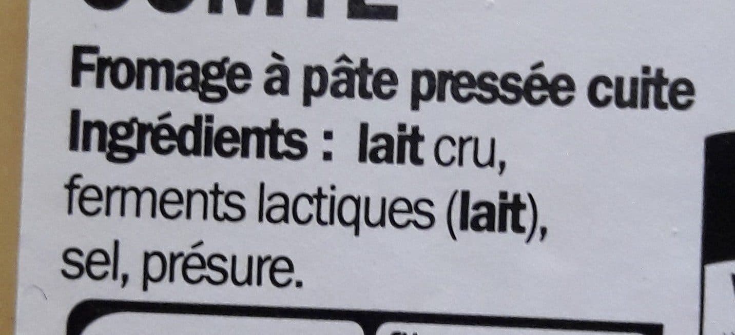 Open Food Facts Comte JuraFlore packshot