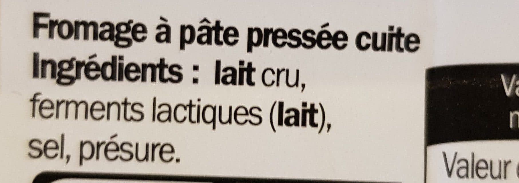 Open Food Facts Comté packshot