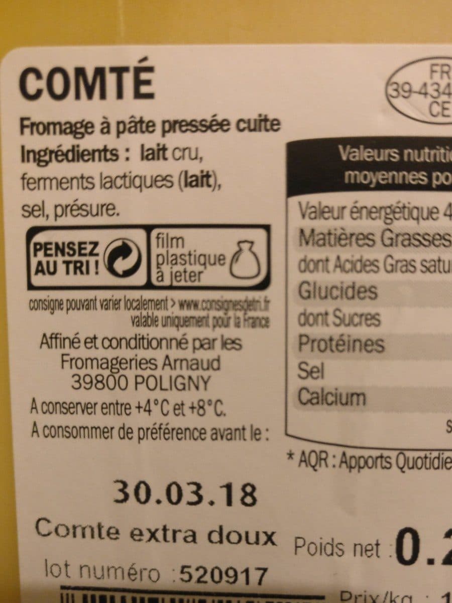 JuraFlore Comté packshot