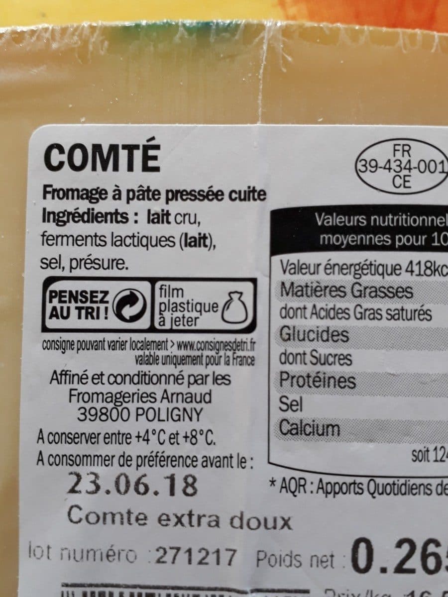 JuraFlore Comté packshot