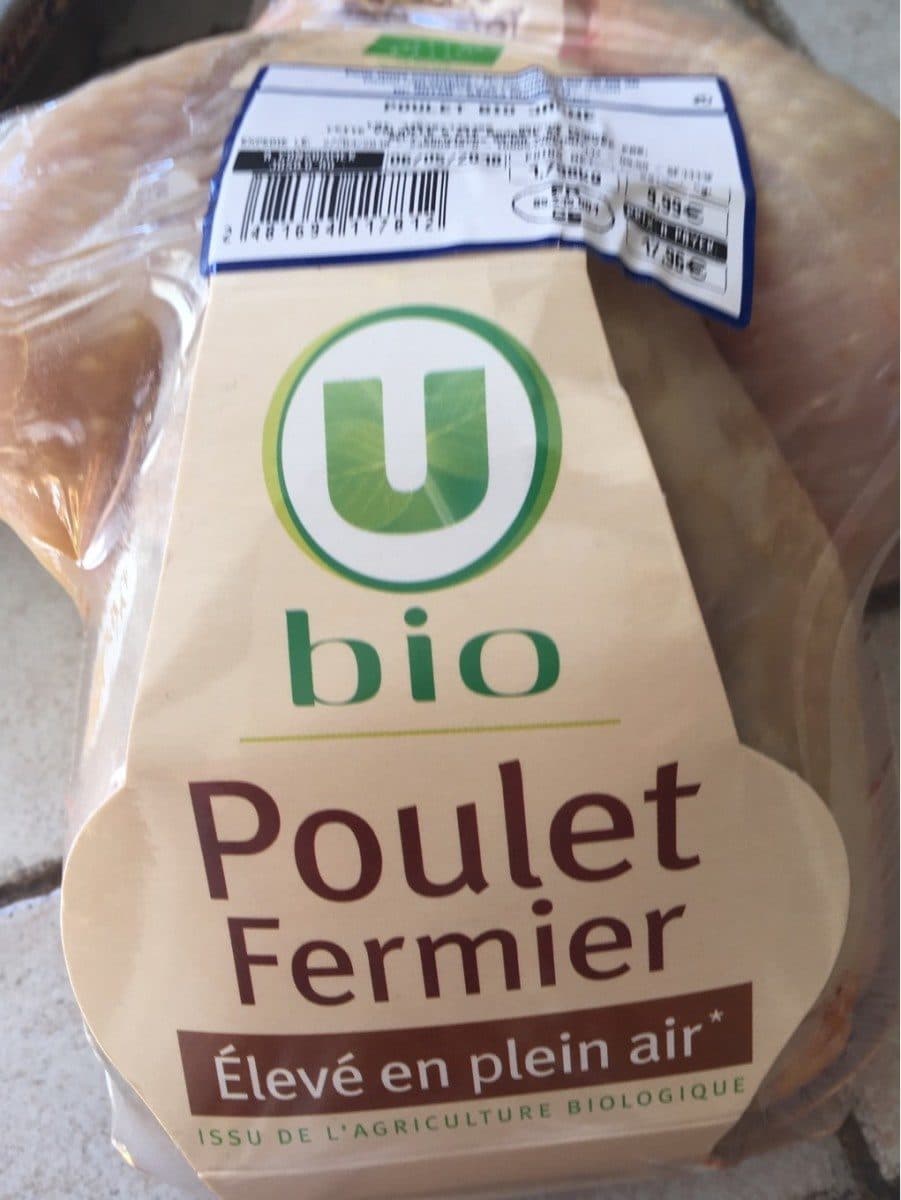 U Poulet fermier packshot