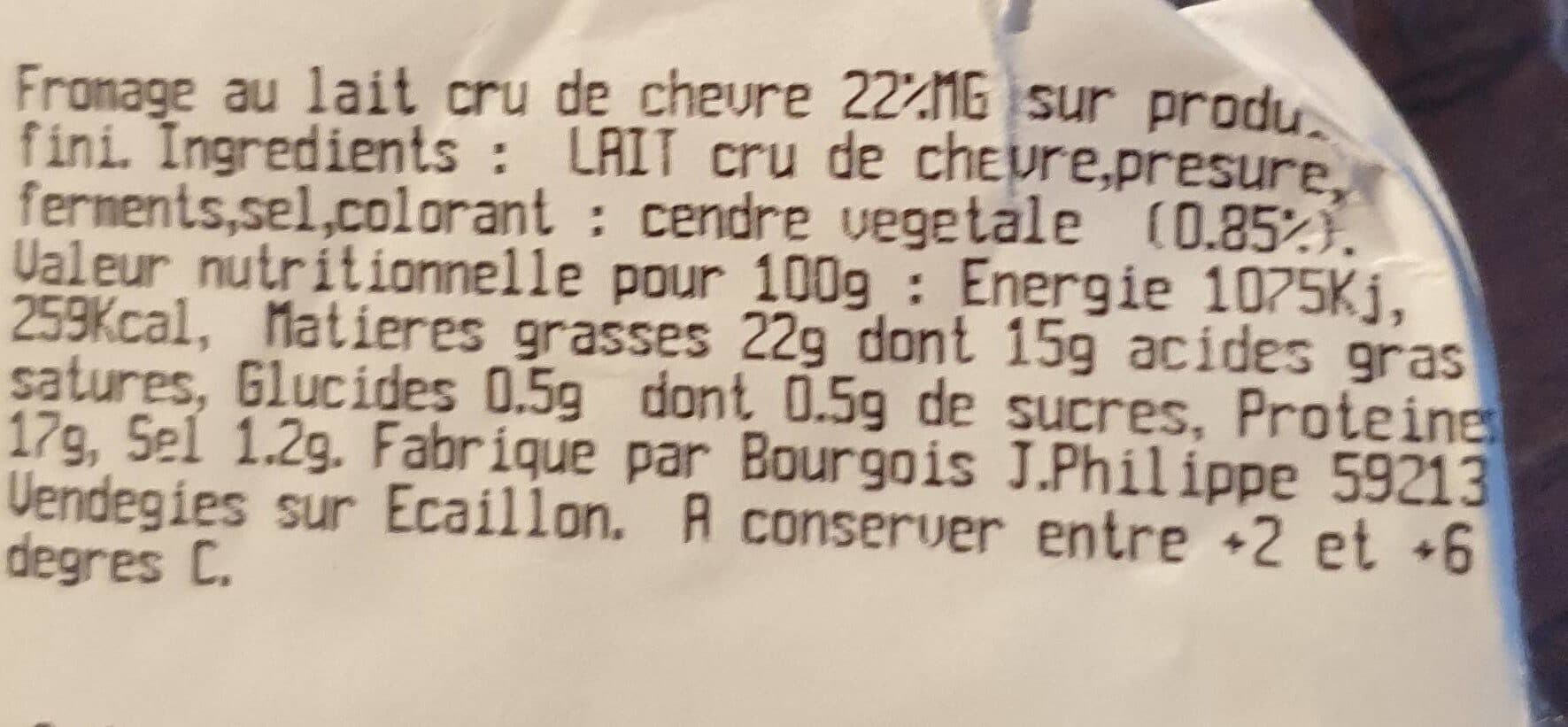 Briquette du Nord Fromage de chèvre au lait cru packshot