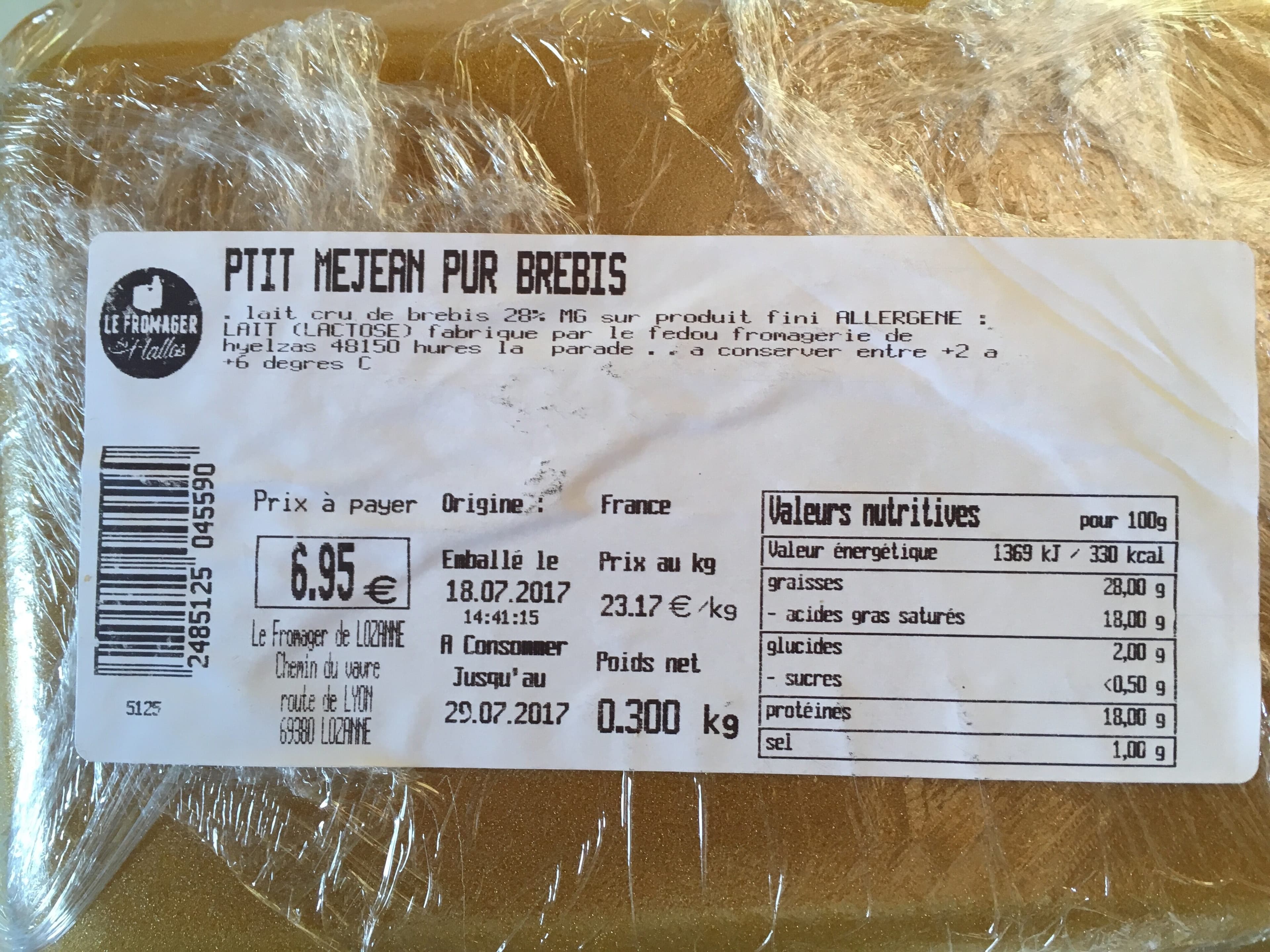 Hyelzas Le p'tit Méjean packshot