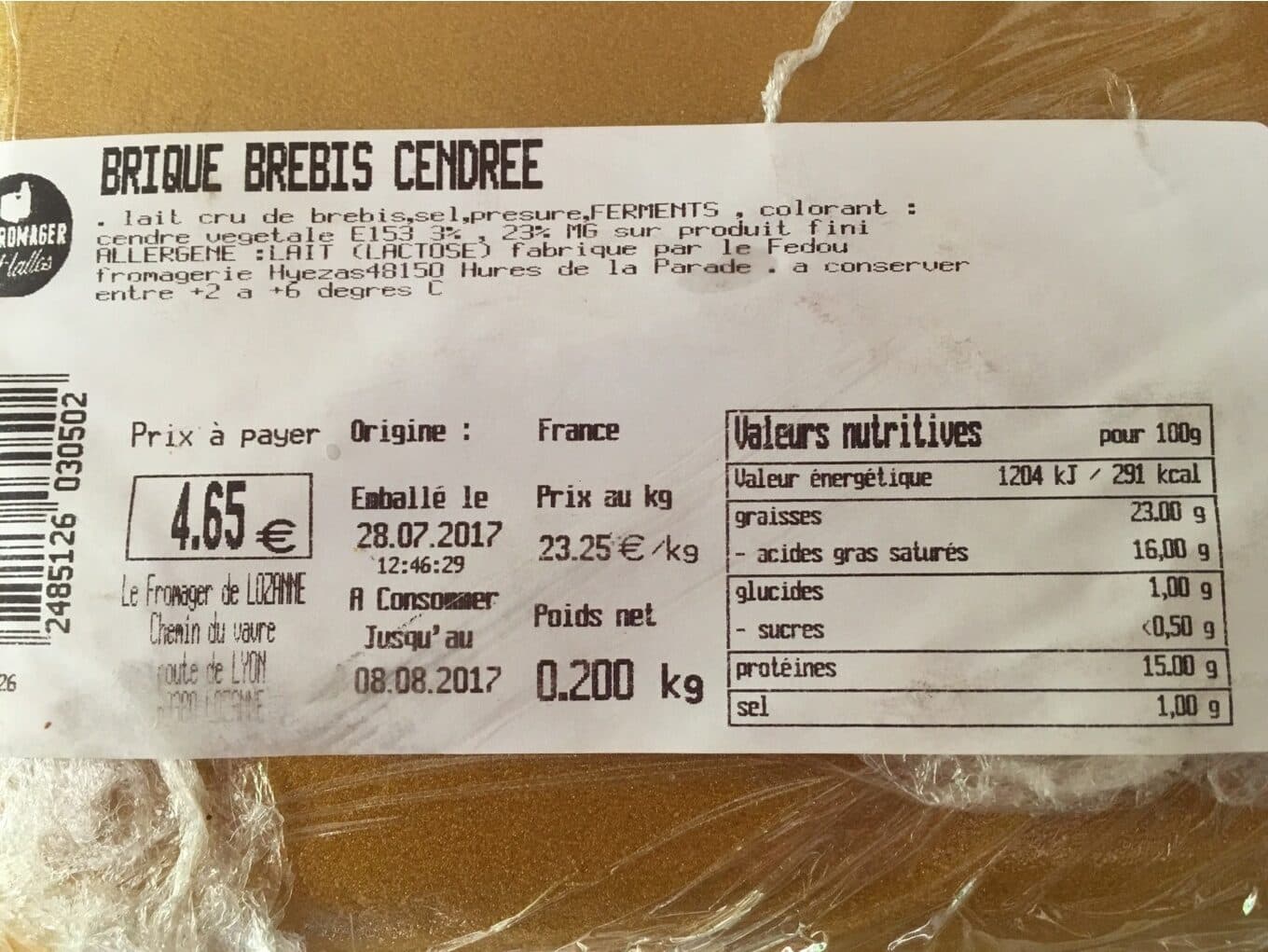 Hyelzas La Brique Cendrée packshot