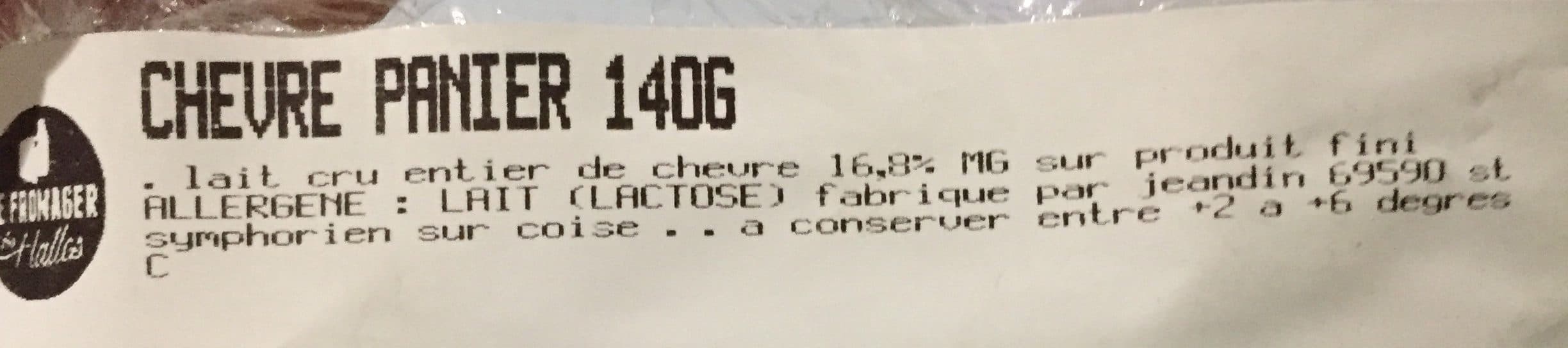 Grand Frais Chèvre panier packshot
