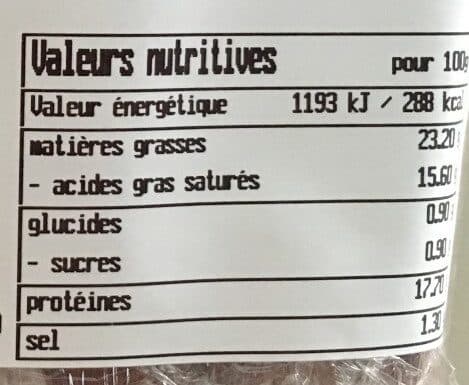 Le Fromager Des Halles Buchette blanche packshot