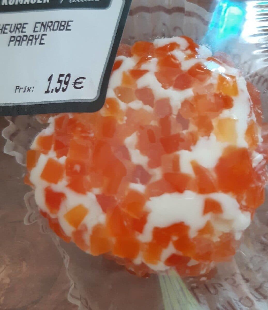 Open Food Facts Chèvre enrobé papaye packshot