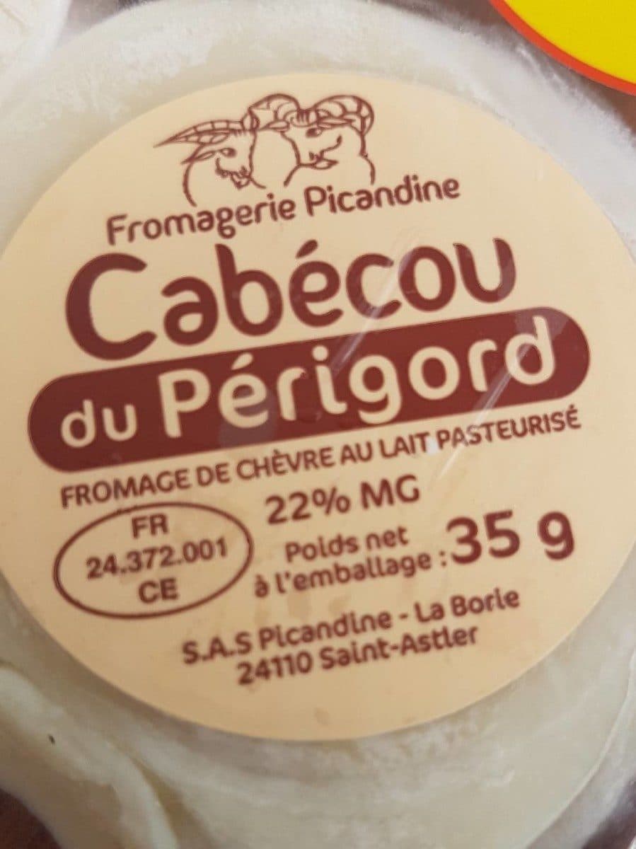 Open Food Facts cabecou du perigord packshot