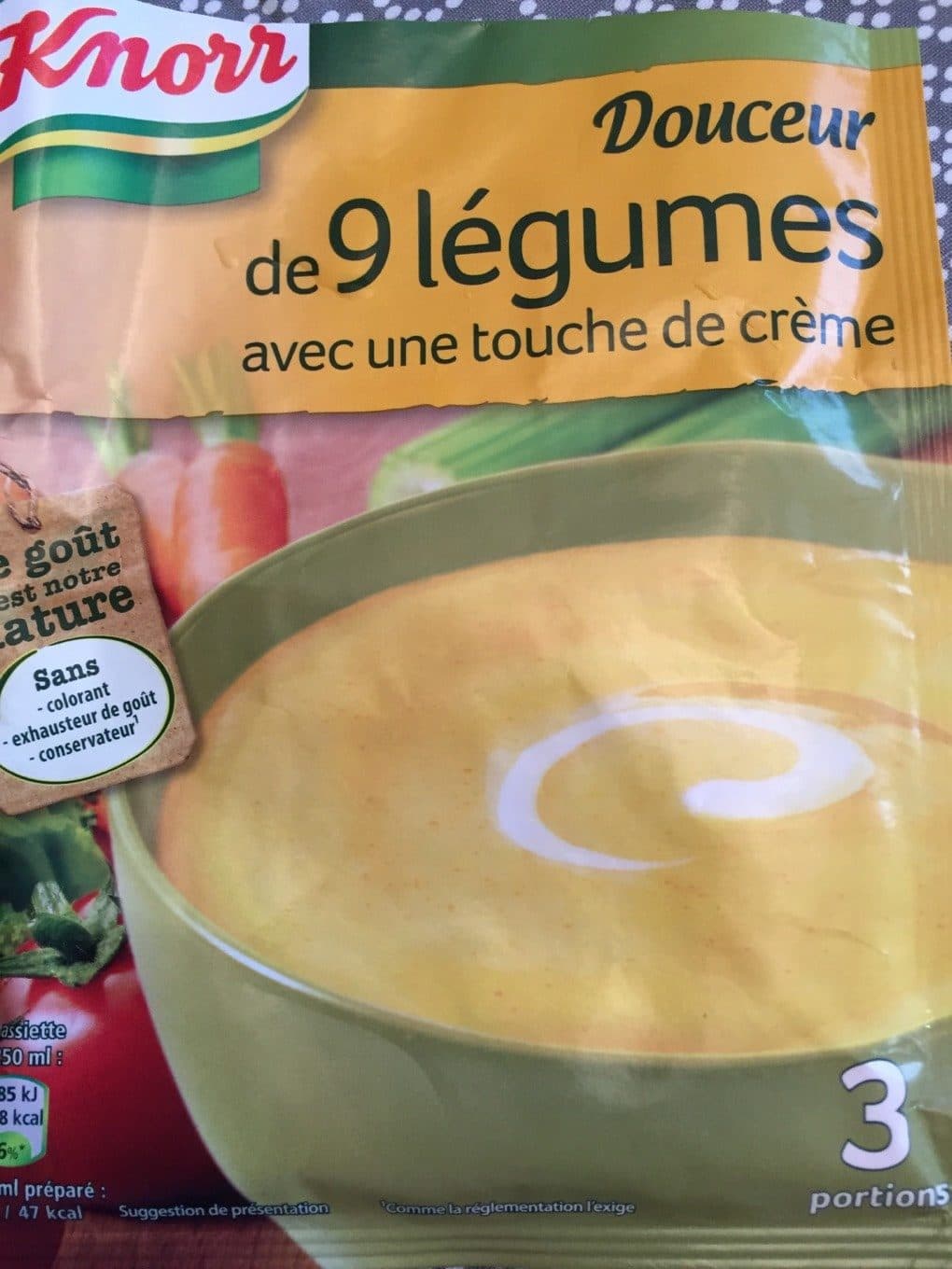 Knorr Douceur de 9 légumes avec une touche de crème packshot