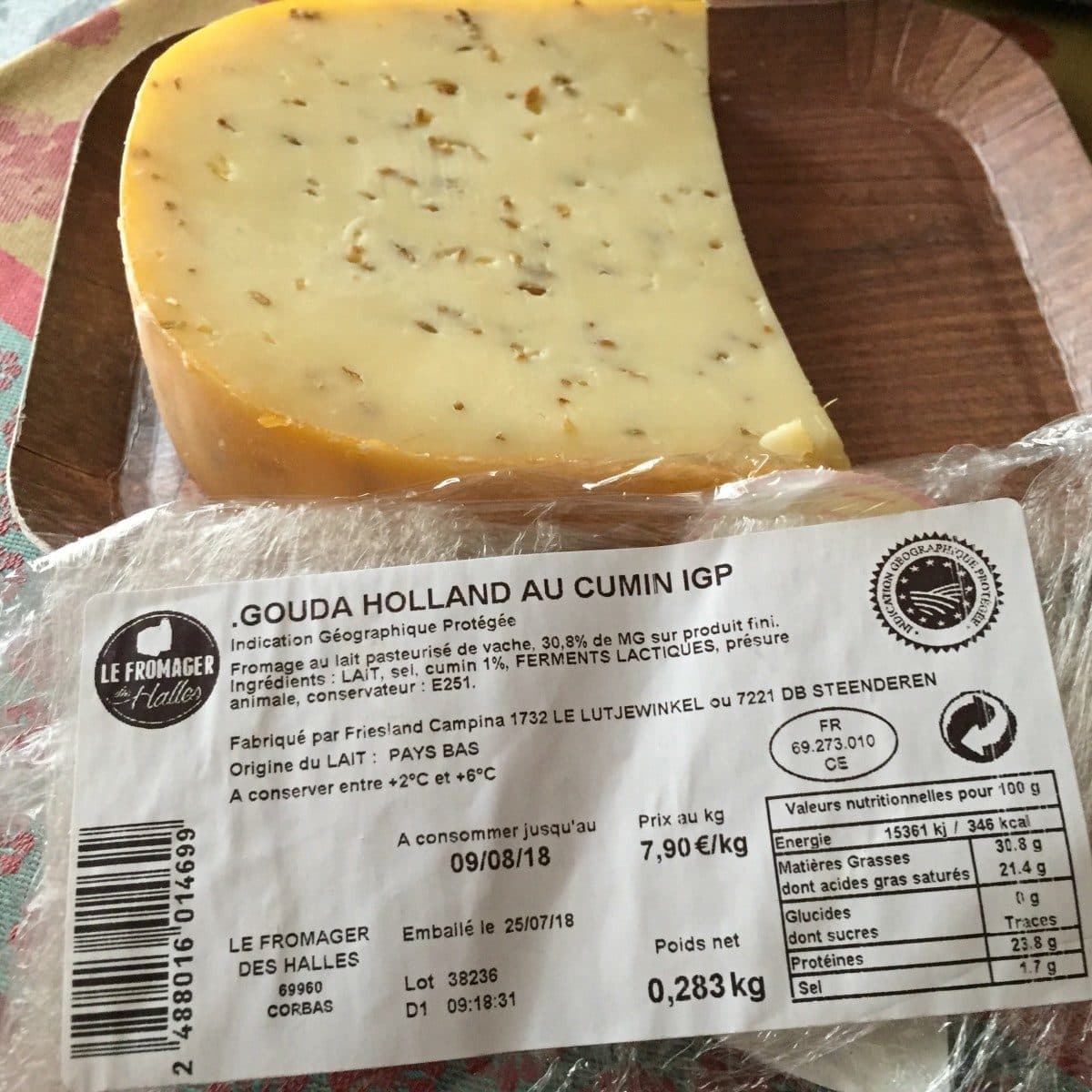 Le Fromager Des Halles Gouda Holland packshot