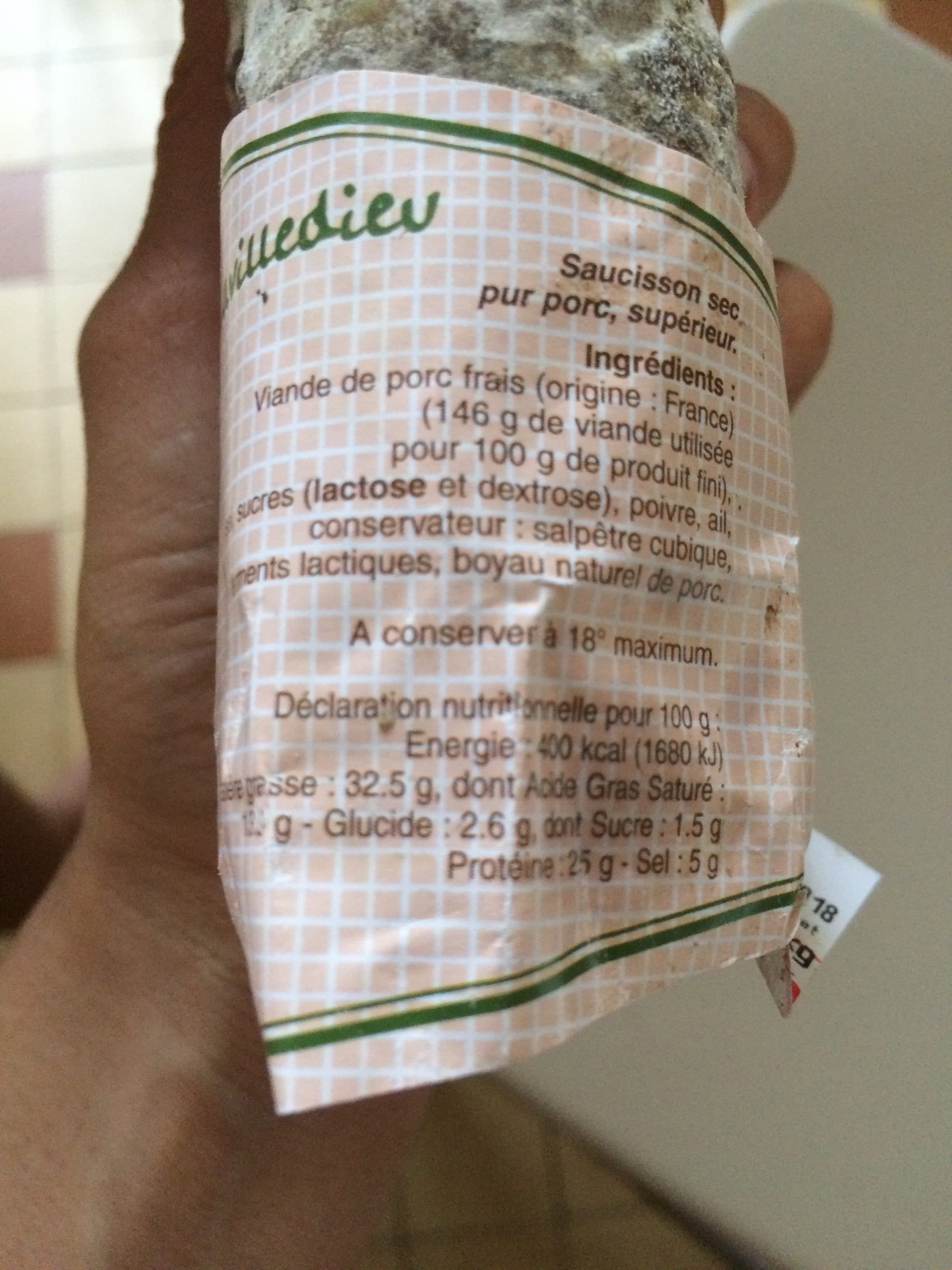 Le Porc Francais Saucisson packshot