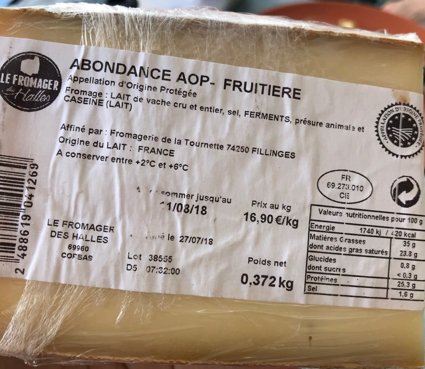 Le Fromager Des Halles Beaufort packshot