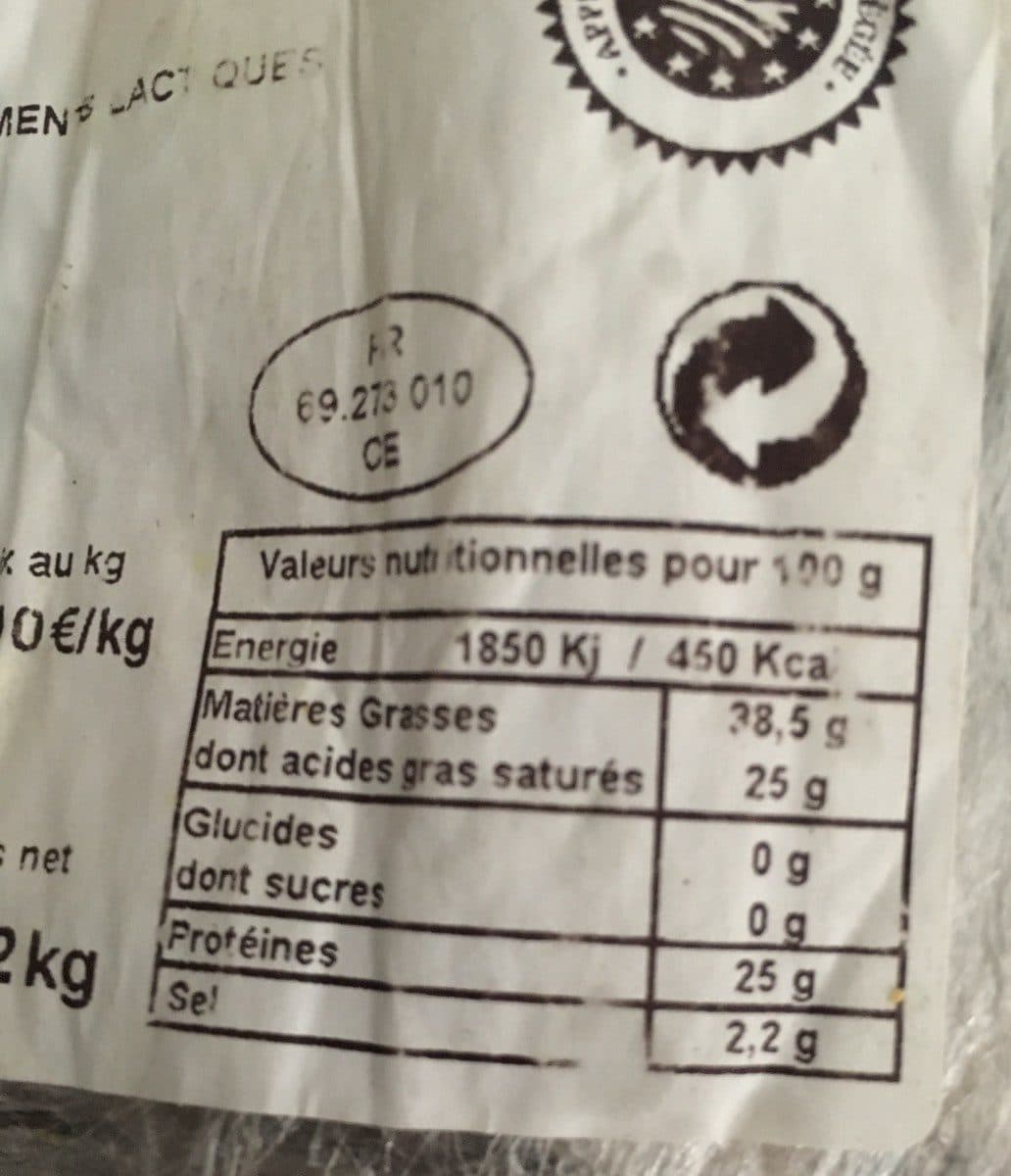 Le Fromager Des Halles Ossau-Iraty AOP packshot