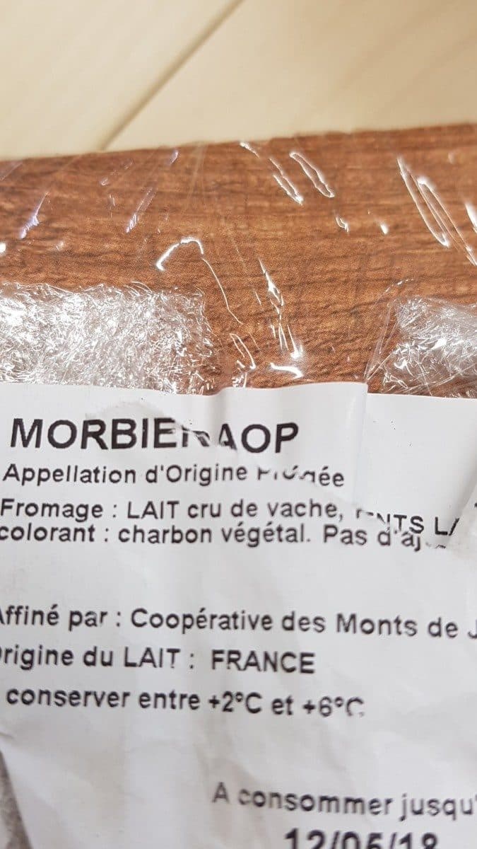 Open Food Facts Morbier aop packshot