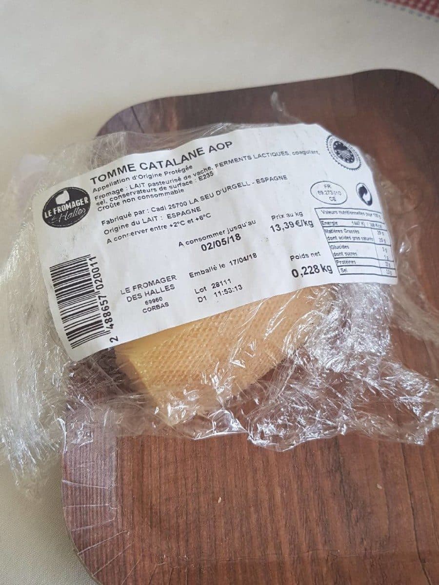 Le Fromager Des Halles Tomme catalane aop packshot