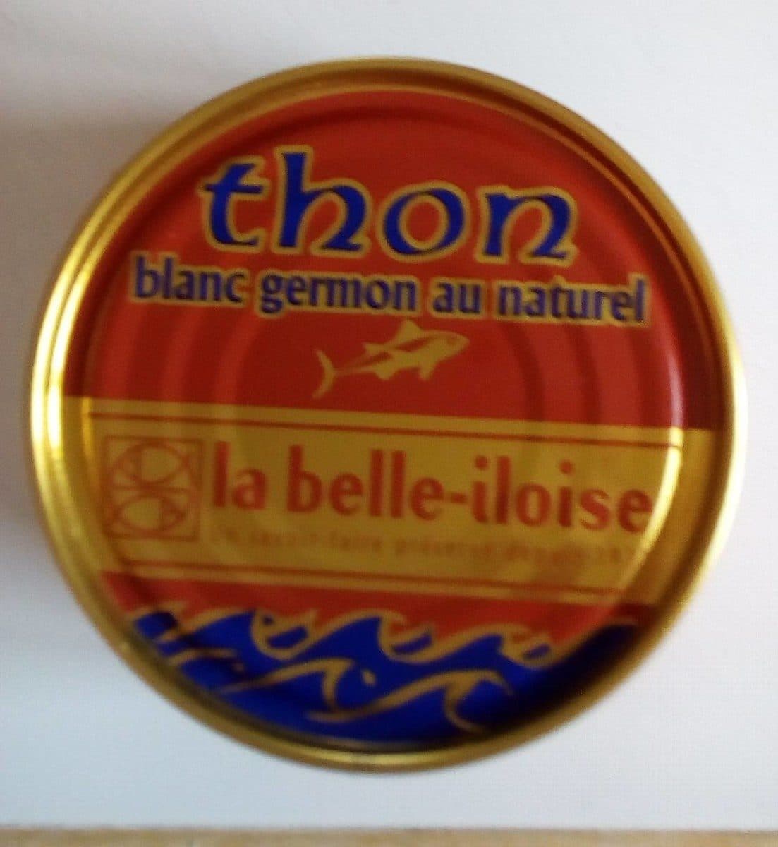 Open Food Facts Thon blanc germon au naturel packshot