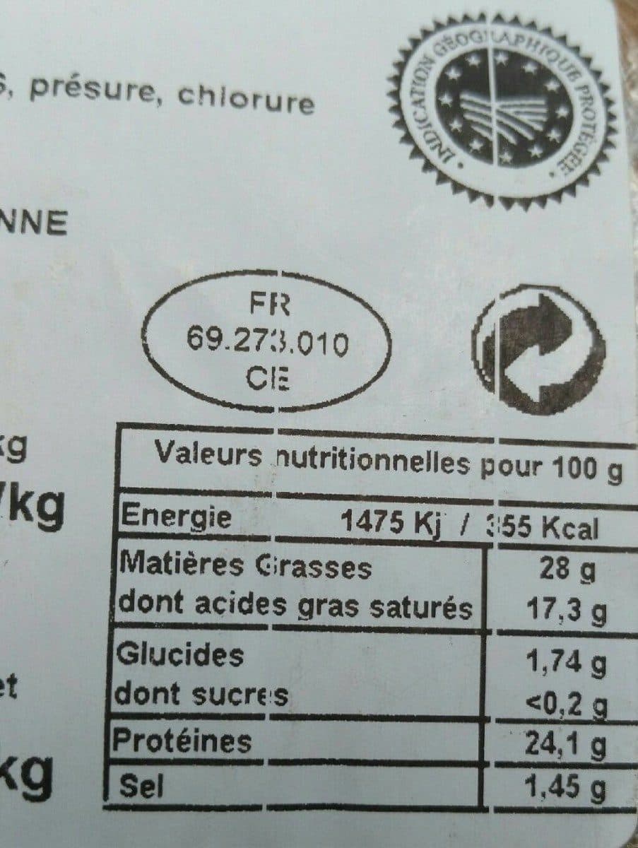 Open Food Facts Tomme de Savoie packshot