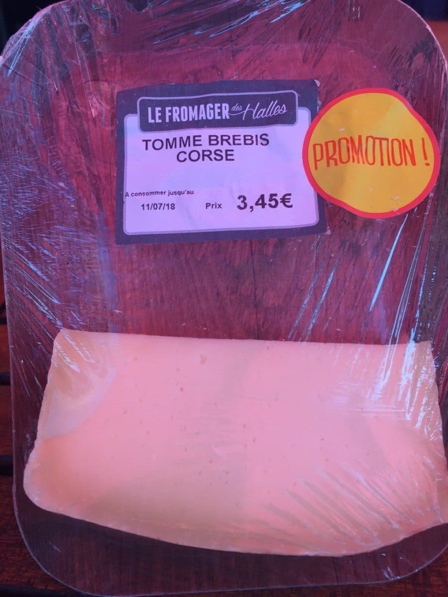 Le Fromager Des Halles TOME BREBIS CORSE packshot