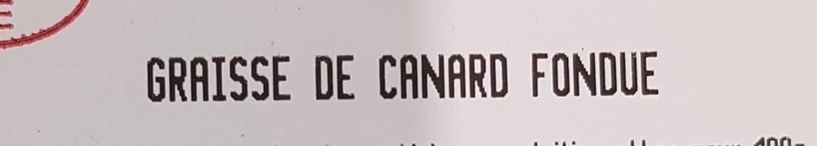 Paysans de Gascogne Graisse de canard fondue packshot