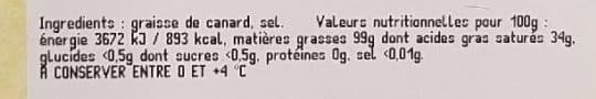 Paysans de Gascogne Graisse de canard fondue packshot