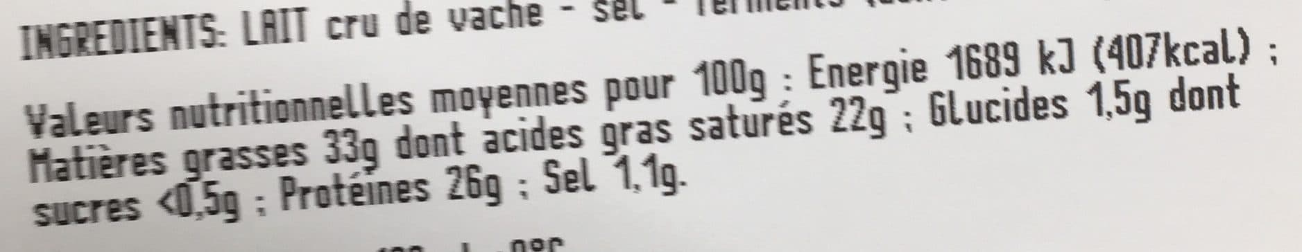 Selection De Notre Fromager Beaufort au lait cru packshot