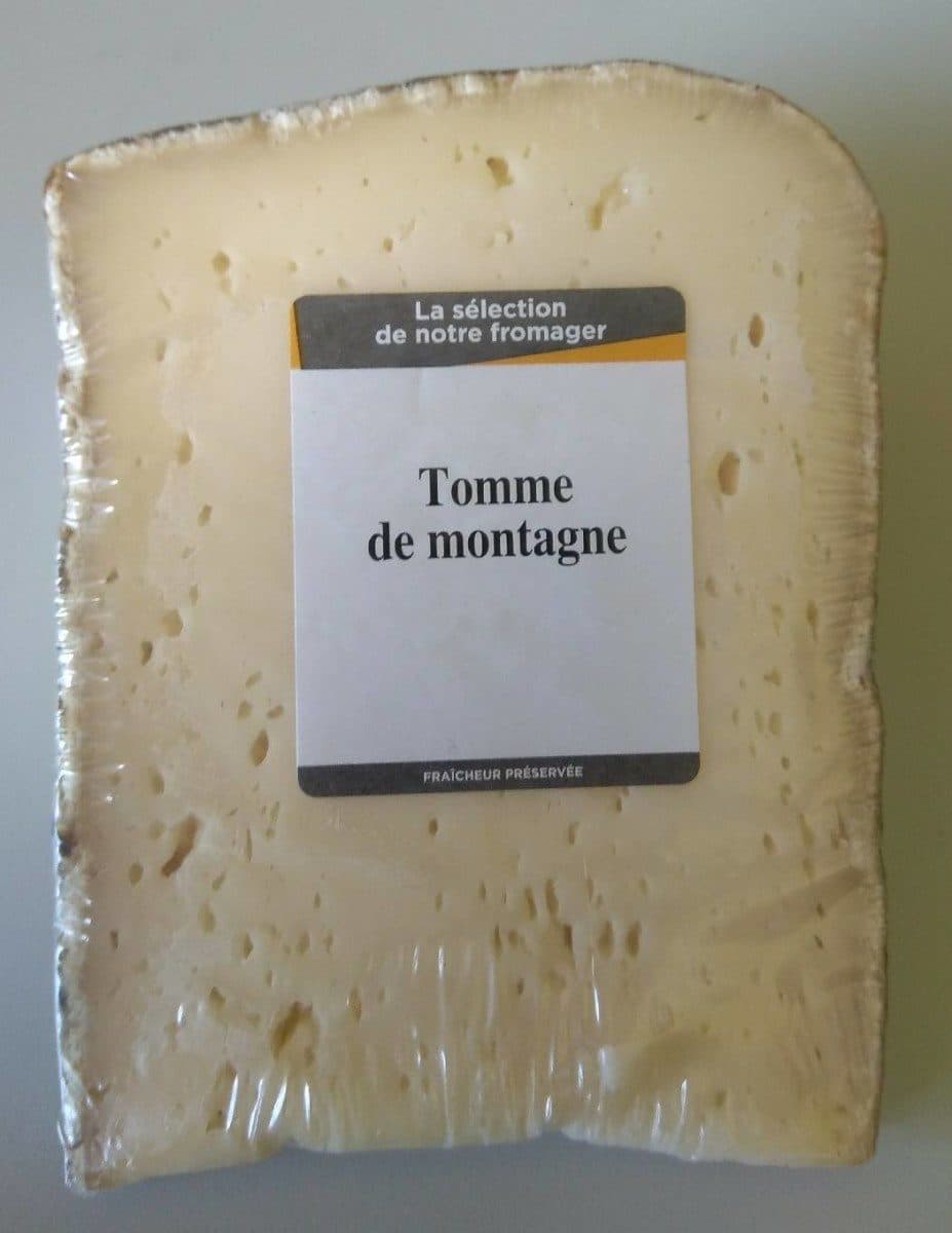 Open Food Facts Tomme de montagne packshot
