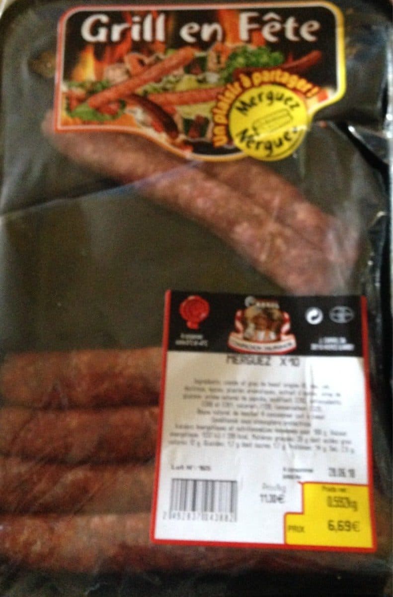 Open Food Facts Grill en fête packshot