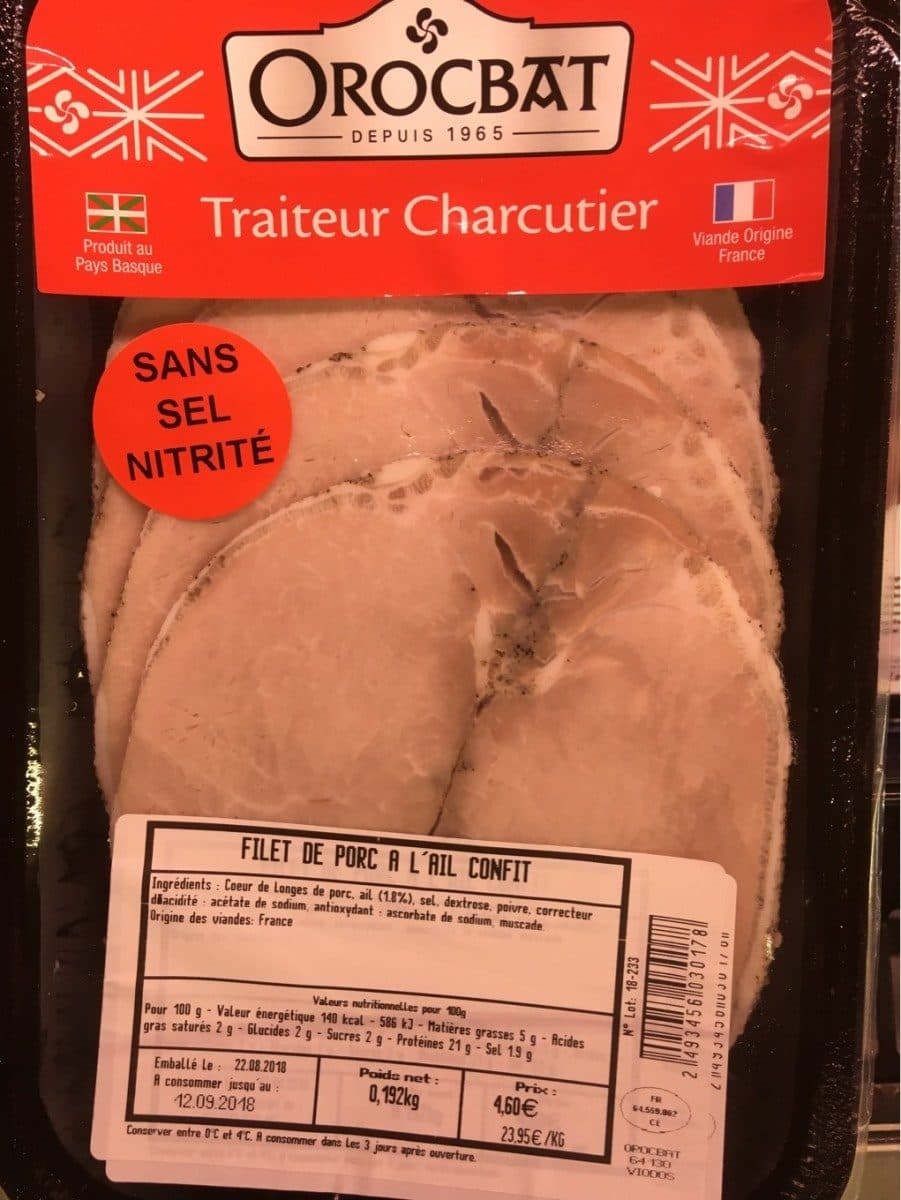 Open Food Facts Filet de porc packshot