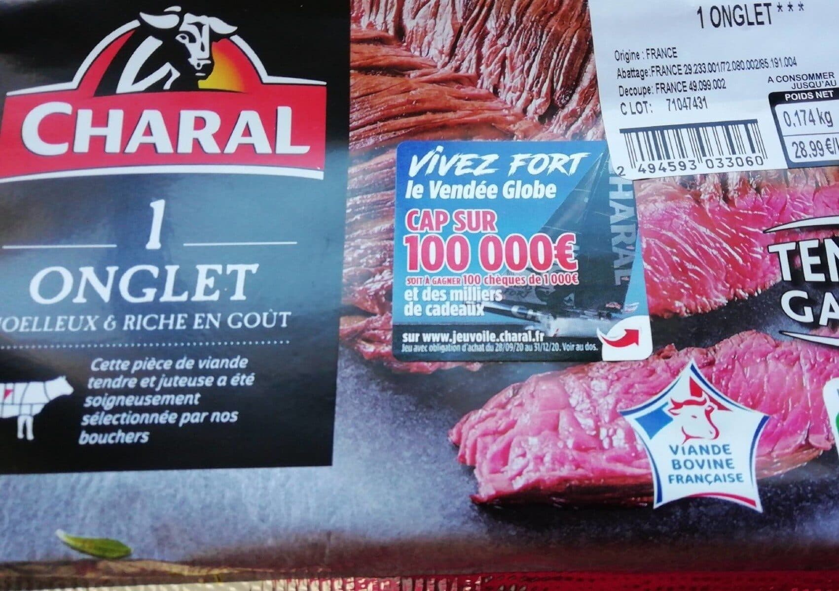 Charal Onglet packshot