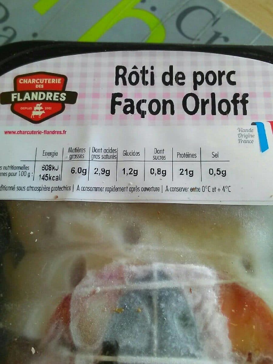Open Food Facts Roti de porc packshot