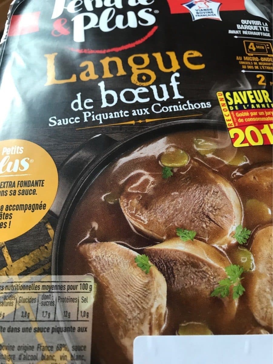 Tendre & Plus Langue de boeuf packshot