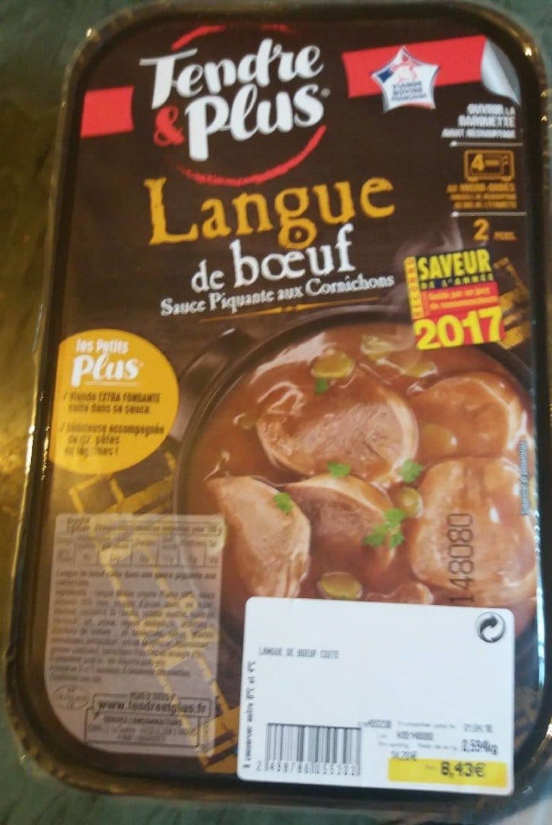 Tendre & Plus Langue de boeuf packshot