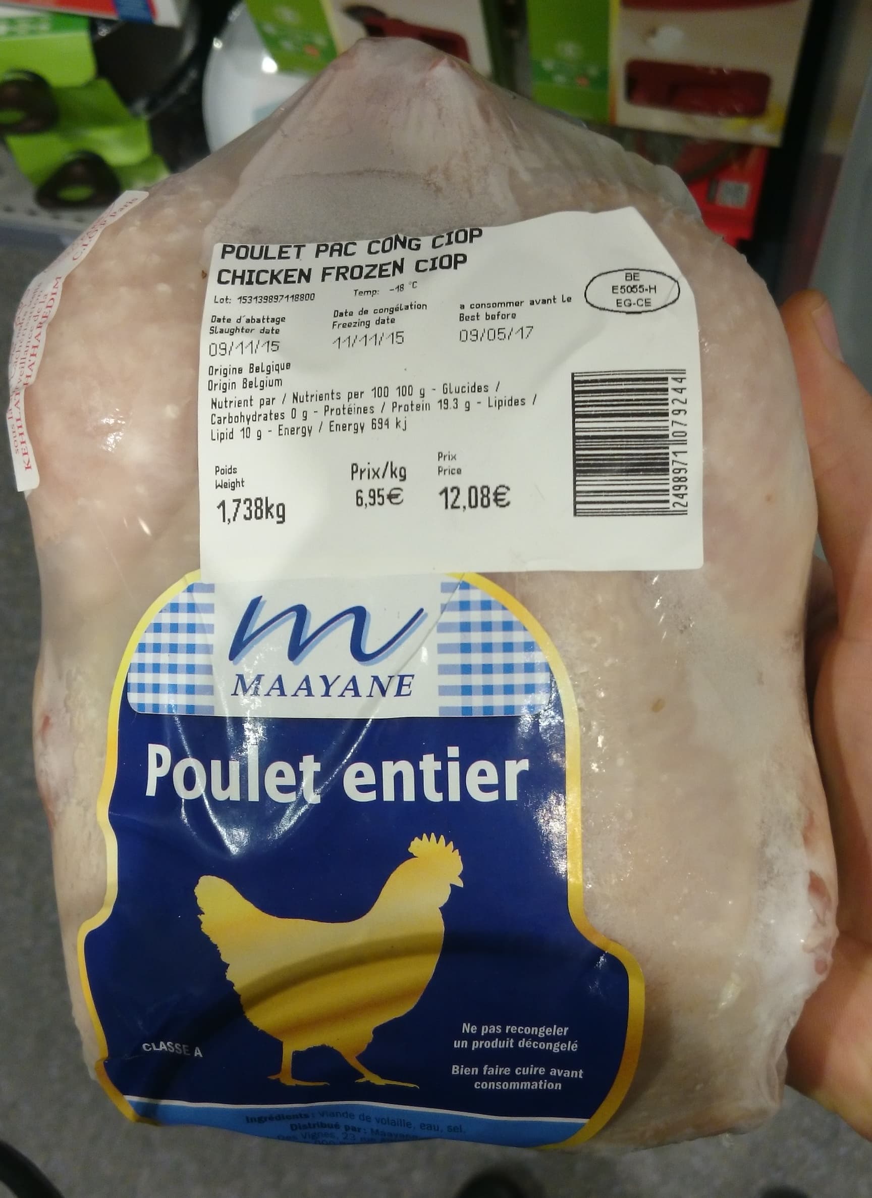 Maayane Poulet entier packshot