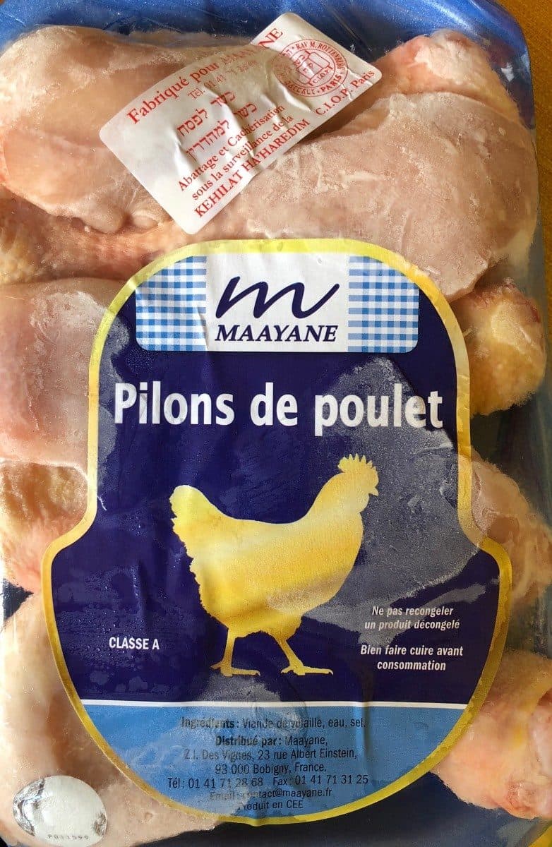 Open Food Facts Pilons de poulet packshot