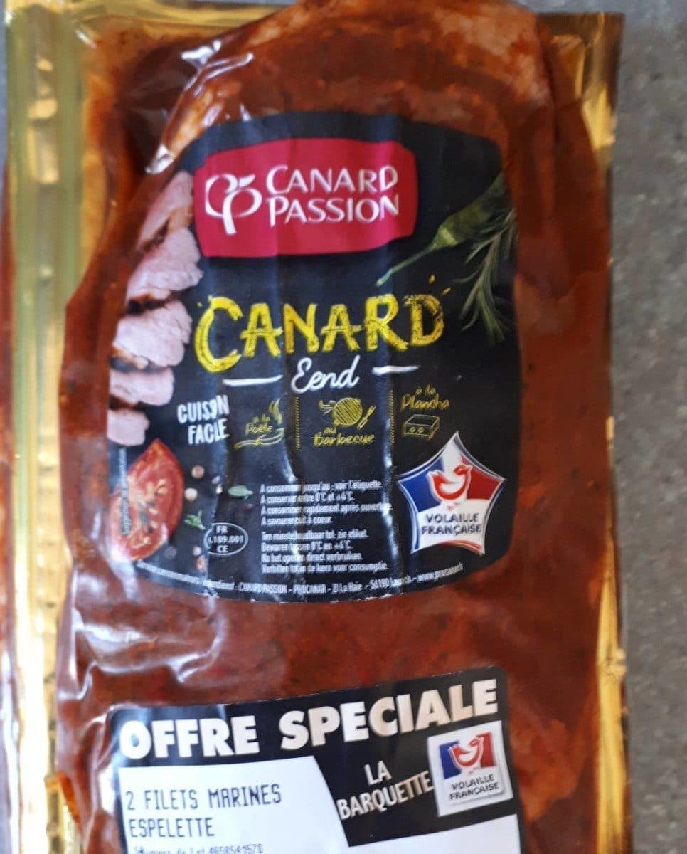 Open Food Facts FILET DE CANARD AU PIMENT D'ESPELETTE packshot