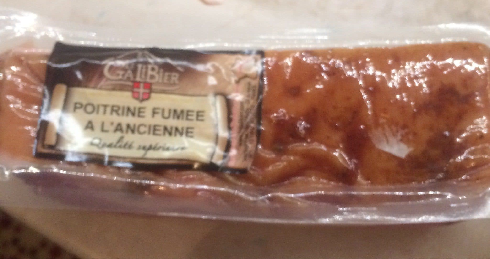 Open Food Facts Poitrine fumée à l'ancienne packshot