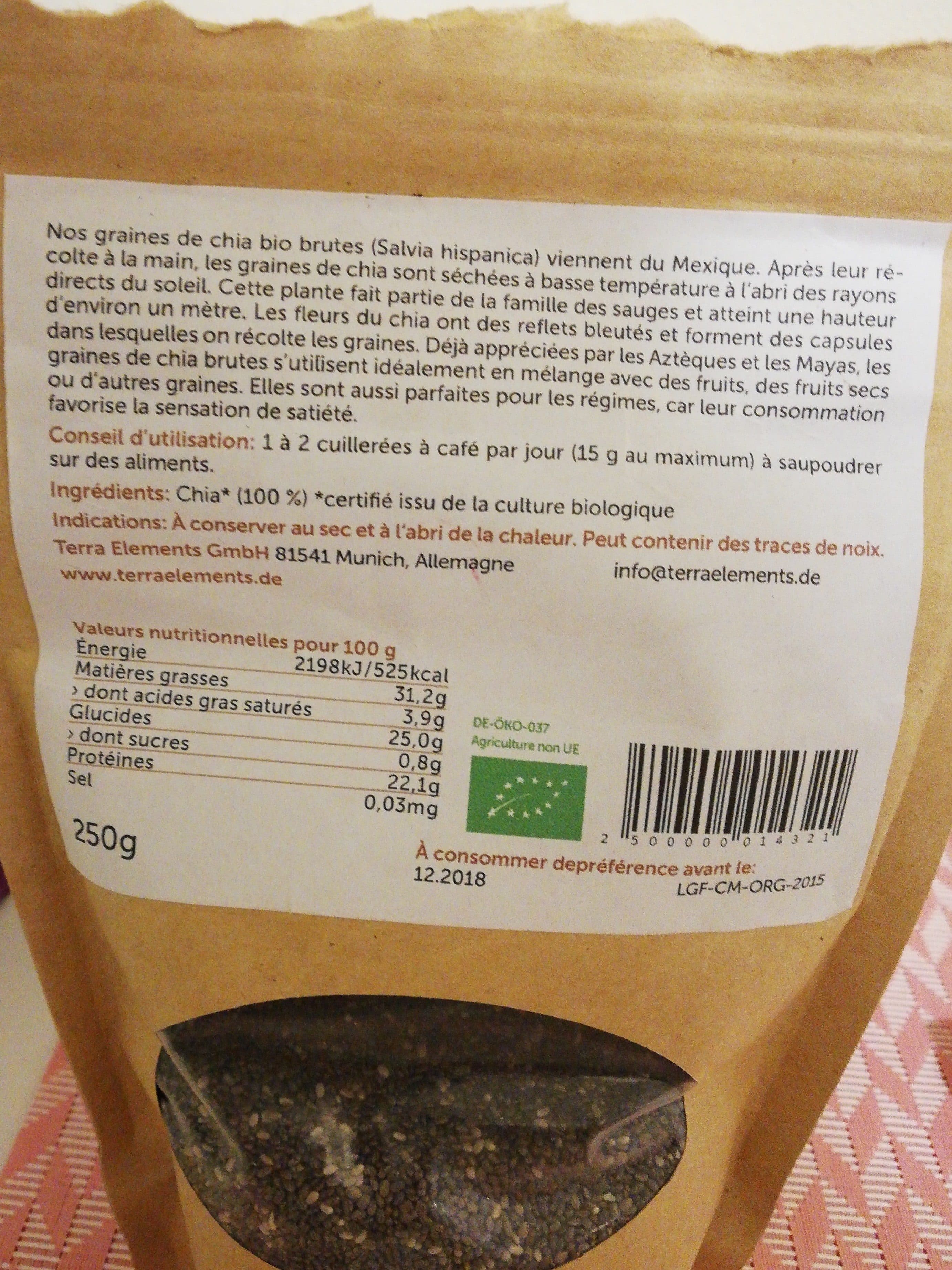 Terra Elements Chia packshot