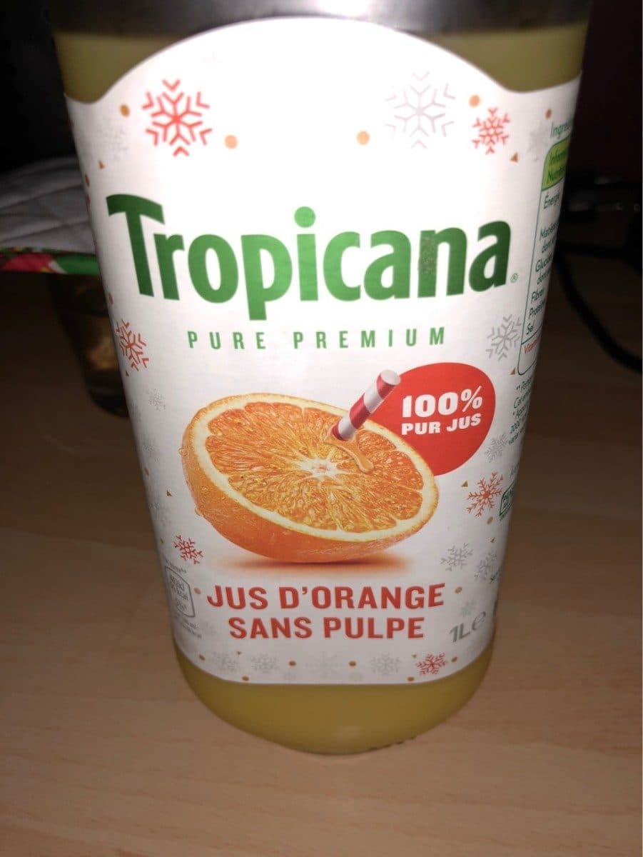 Open Food Facts Jus d'orange sans pulpe packshot
