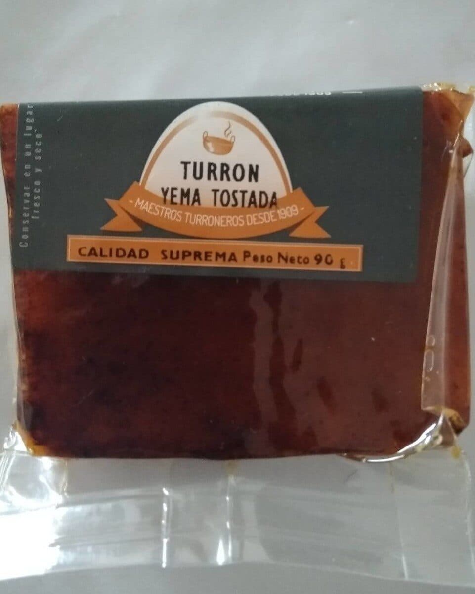 Lindt Turrón yema tostada packshot